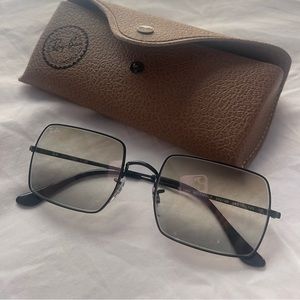 Square framed brand new raybans